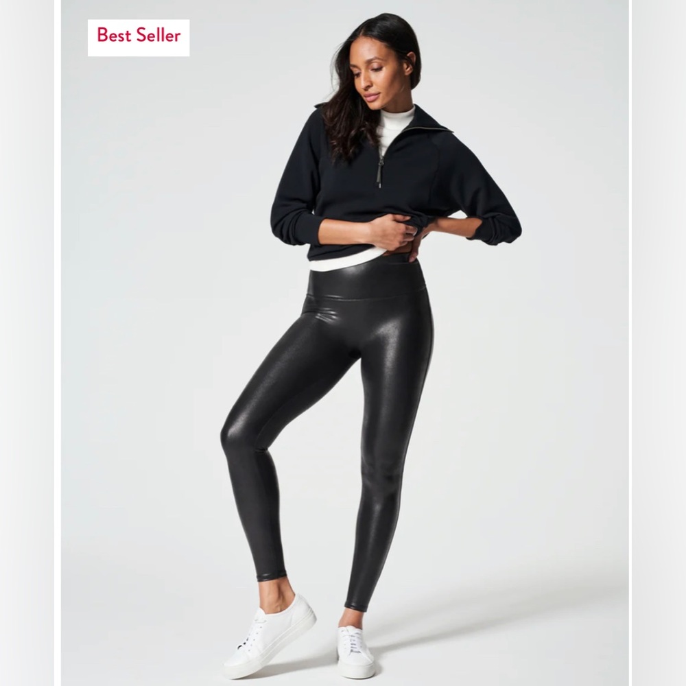 Spanx Faux Leather Leggings